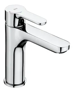 Grifo monomando de lavabo con caño mezzo cromado L20 Roca