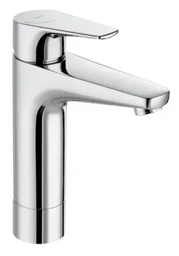 Grifo monomando de lavabo con caño mezzo plus acabado cromado Atlas Roca