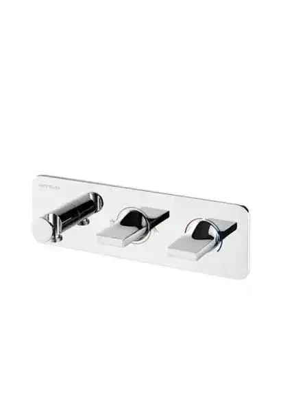 Grifo Monomando Empotrable Ducha 4 Vías Latón Cromado Line 42 Unisan