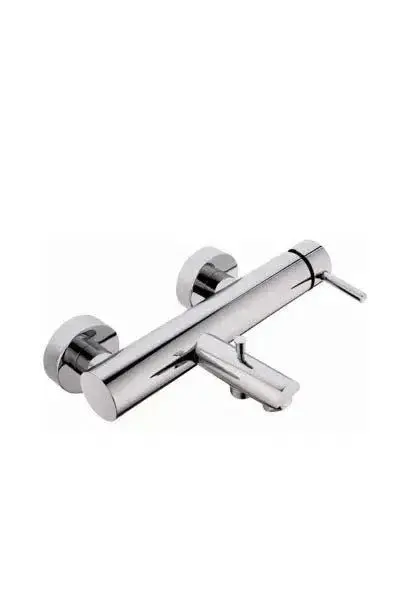 Grifo Monomando Empotrable para Bañera Latón Cromado Icone Eco Unisan