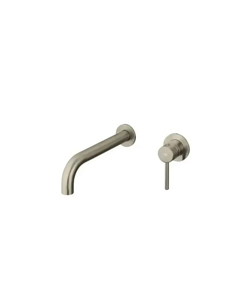 Grifo monomando empotrable para lavabo fabricado en latón con un acabado en color níquel Sirio de GME