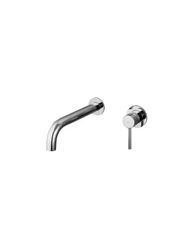 Grifo monomando empotrable para lavabo fabricado en latón con un acabado en cromo Sirio de GME