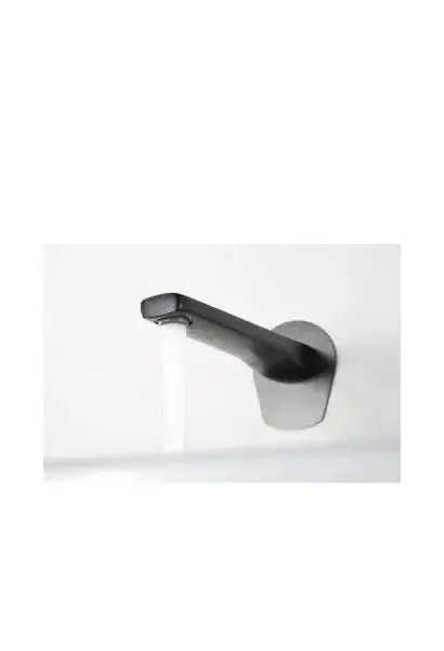 Grifo monomando empotrado para lavabo hecho de latón con acabado negro mate Delos de Imex
