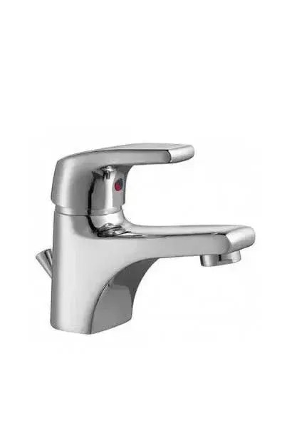 Grifo Monomando Lavabo Easy Unisan Cromo con Válvula Desagüe