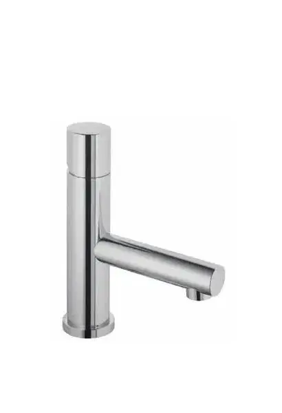 Grifo Monomando Lavabo Minimalista 13 cm Latón Cromo Single Unisan