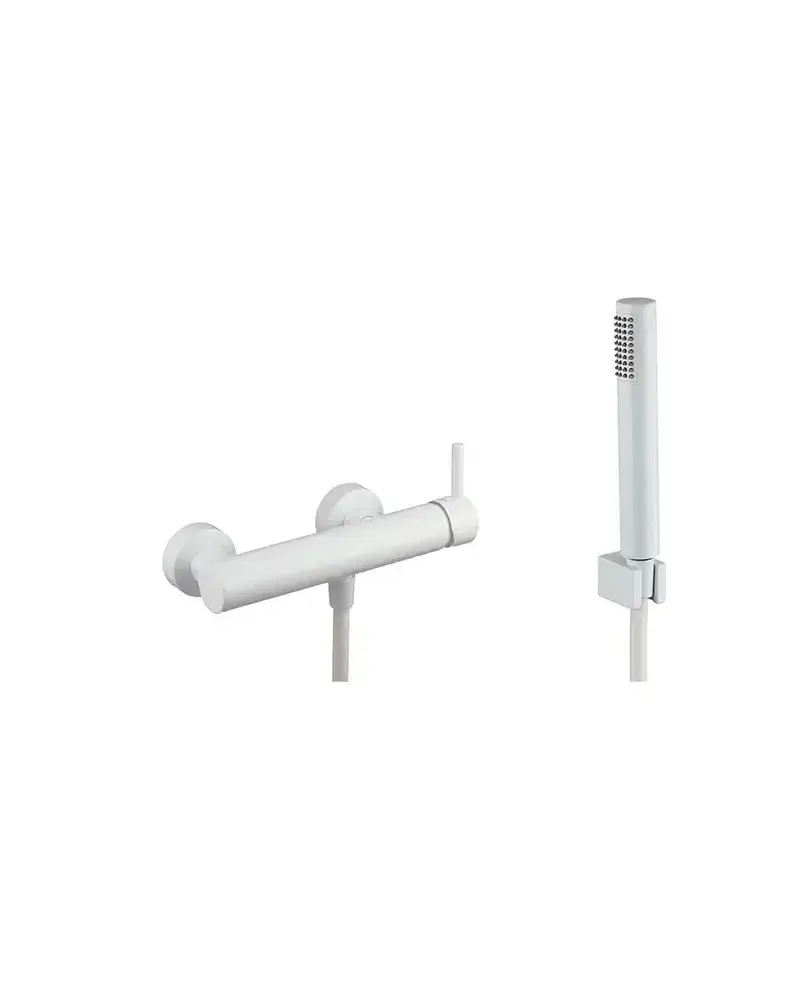 Grifo monomando para bañera fabricado en latón con acabado negro SIRIO de GME