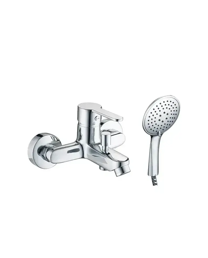 Grifo monomando para bañera fabricado en latón con un acabado cromado de 152 mm Sion de GME