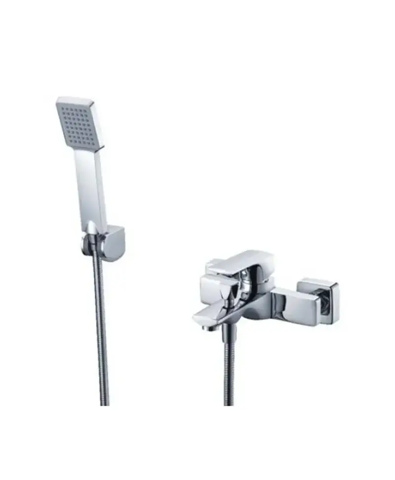 Grifo monomando para bañera o ducha fabricado en latón de acabado cromado Bali de Imex