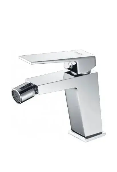 Grifo monomando para bidé con rótula orientable y un cierre cerámico de acabado cromado Art de Imex