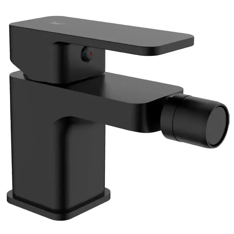 Grifo monomando para bidé negro mate SKARA Källa