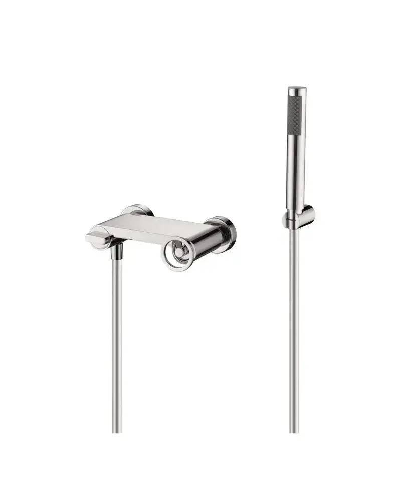 Grifo monomando para ducha con un diseño moderno y un acabado cromado Olimpo de Imex