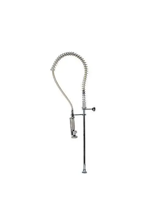 Grifo monomando para fregadero con teleducha extraíble y soporte mural Cocina Standard TRES