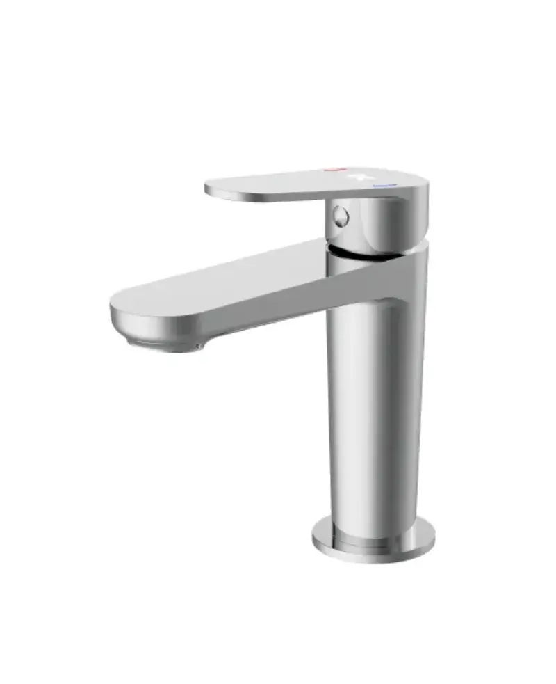 Grifo monomando para lavabo con cartucho cerámico y acabado cromado Fine Källa