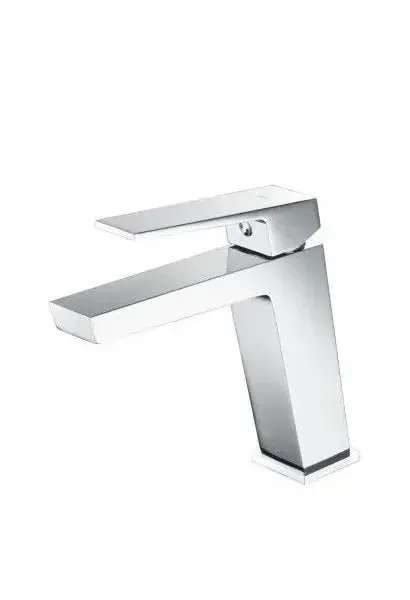 Grifo monomando para lavabo de cierre cerámico fabricado en latón de acabado cromado Art de Imex