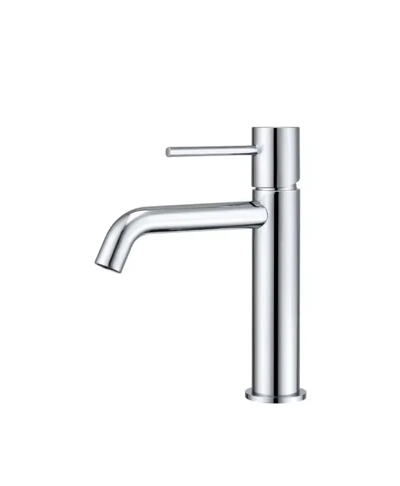 Grifo monomando para lavabo en latón con cartucho de 25 mm y acabado cromo Monza de Imex