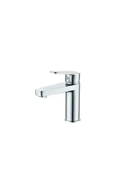 Grifo monomando para lavabo fabricado en latón con un cartucho de cierre cerámico Teide de Imex