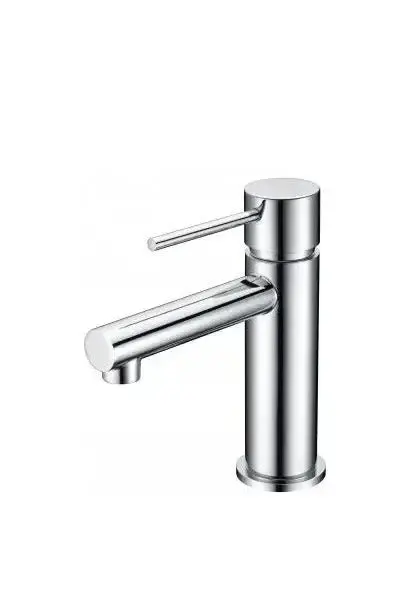 Grifo monomando para lavabo fabricado en latón cromado con discos de cerámica Stick Milos de Imex