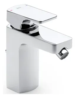 Grifo para bidet con desagüe automático y acabado cromado Roca