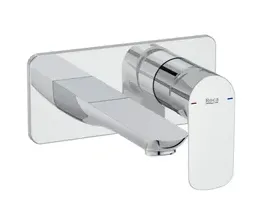 Grifo para lavabo de pared cromado Cala Roca
