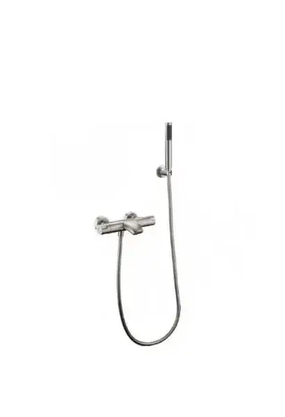 Grifo termostático para bañera o ducha fabricado en acero inoxidable de acabado cromado Moscu de Imex