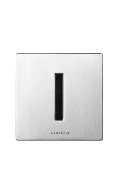 Grifo Urinario Electrónico de Pared a Pilas 14 cm Acero Inoxidable Cepillado Unisan