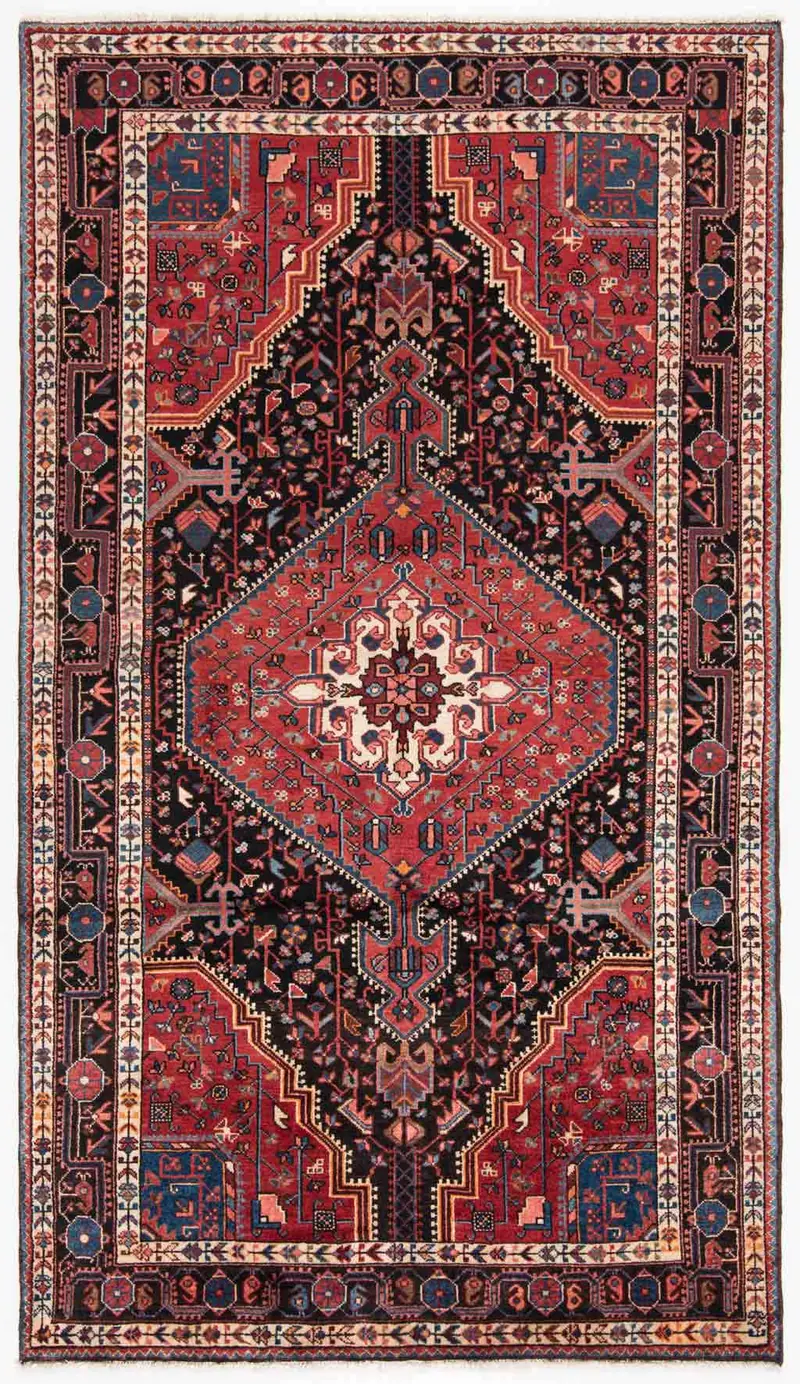 Hamedan Alfombra Persa | 247 x 140 cm