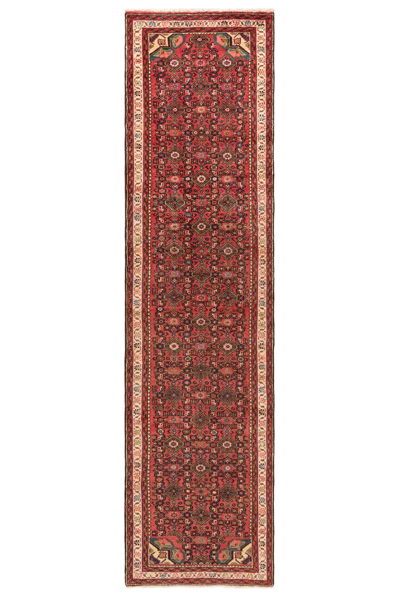 Hamedan Hosseinabad Persian Rug | 288 x 77 cm