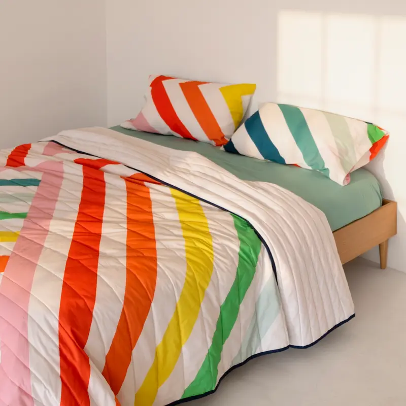 Happy stripes Colcha