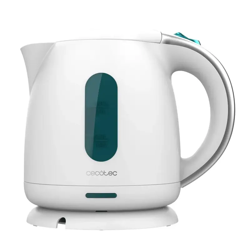 Hervidor de Agua 1L Blanco, Potente y Libre de BPA con Filtro Antical de Cecotec