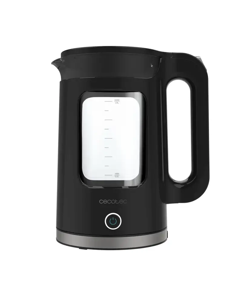 Hervidor de Agua de Vidrio 1.7L con Potente Calentamiento y Función Keep Warm de Cecotec