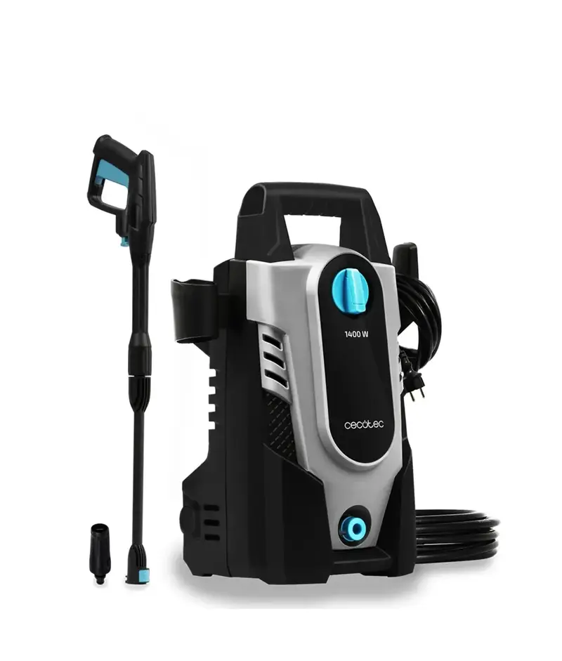 Hidrolimpiadora compacta y potente 1400W con 105 bares y Boquilla ajustable Cecotec