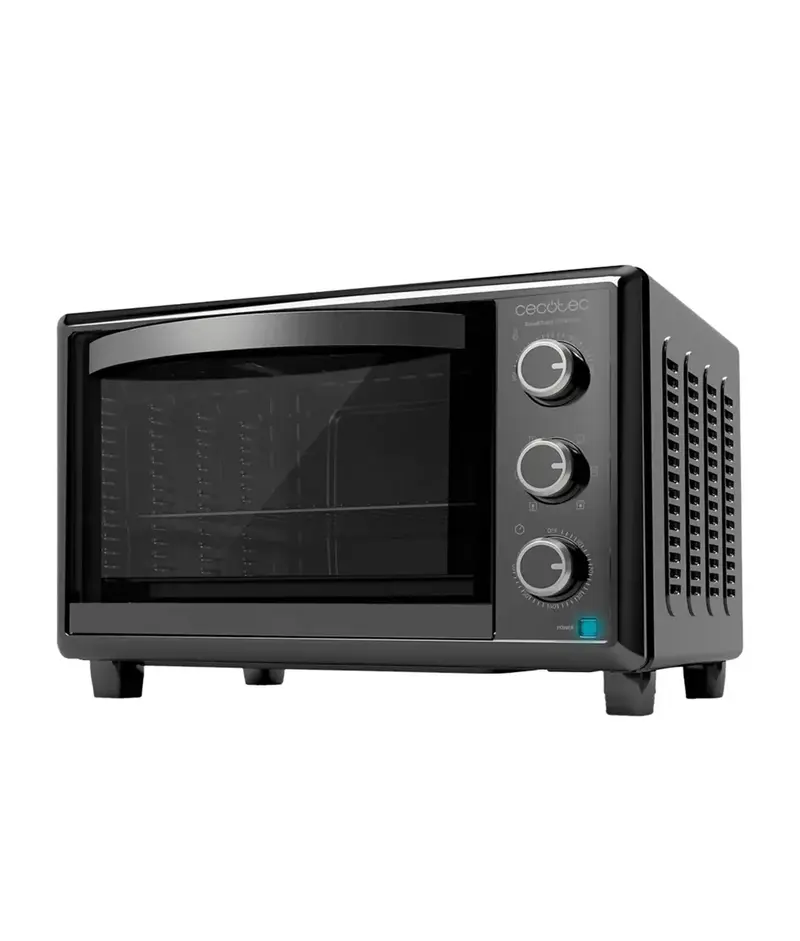 Horno de Convección 26L con Piedra para Pizzas y 6 Funciones Versátiles de Cecotec