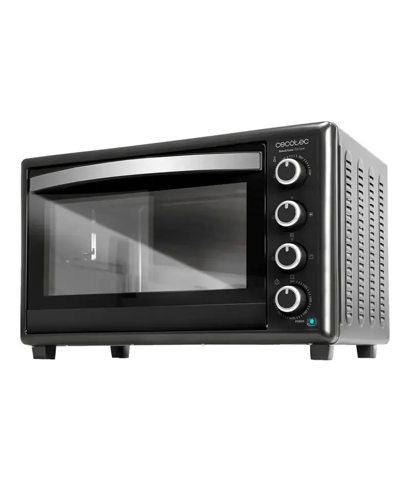 Horno Eléctrico 46L con Rustidor Giratorio y 12 Funciones de Cocción Eficiente de Cecotec
