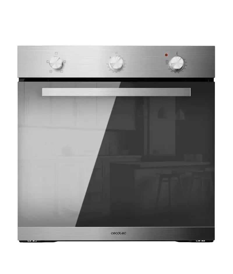 Horno Integrable 77L con Steam Assist y EasyClean para Cocina Eficiente de Cecotec