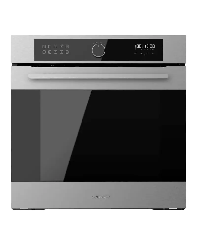 Horno Integrable Inox 72L con Airfryer, Vapor y 11 Funciones para Cocina Saludable de Cecotec
