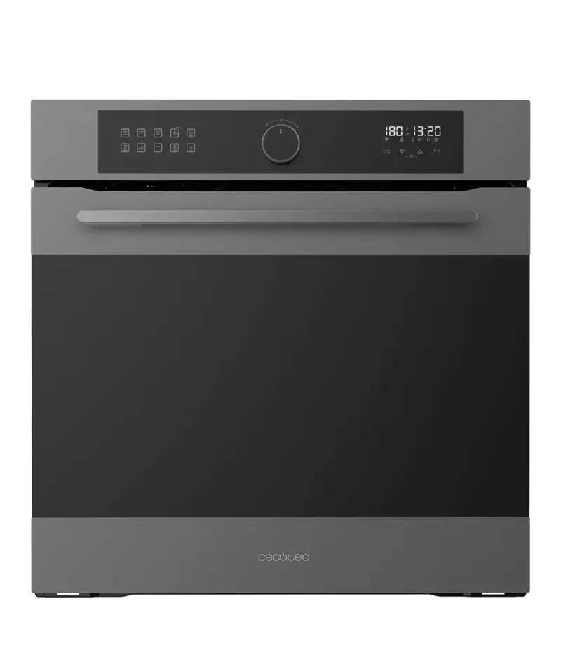 Horno Integrado de 81L con Tecnología Airfryer, Vapor y 11 Opciones para una Cocina Saludable de Cecotec