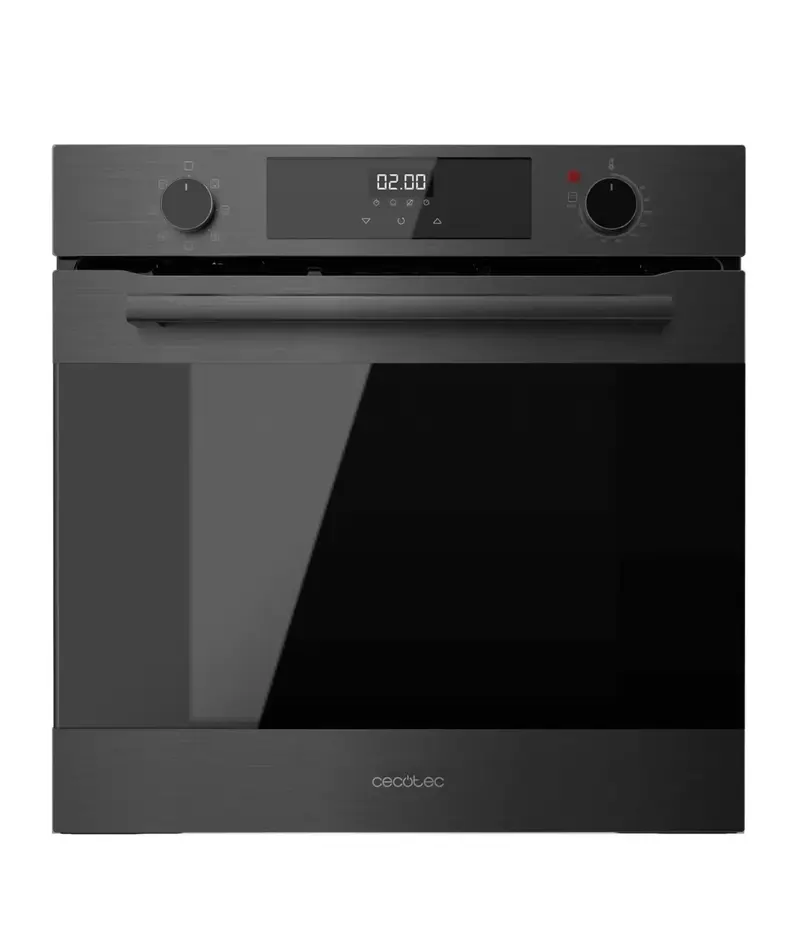 Horno Integrado Multifuncional de 72L con Asistencia de Vapor y 7 Prácticas Opciones de Cecotec