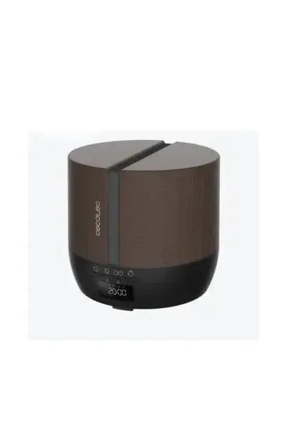 Humidificador con difusor de aromas y temporizador purearoma 550 connected black woody de Cecotec