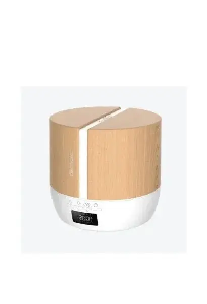 Humidificador con difusor de aromas y temporizador purearoma 550 connected white woody de Cecotec