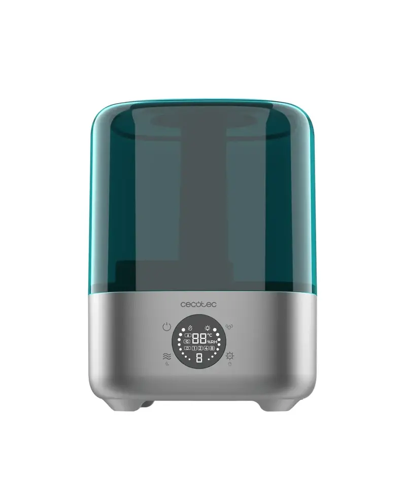 Humidificador inteligente 300 ml/h con depósito de 4.5 litros para un ambiente fresco Breezecare 2900 de Cecotec