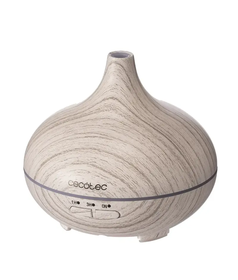 Humidificador Pure Aroma 150 Yang White ultrasonico con difusor de aromas y 7 LEDs de colores de Cecotec