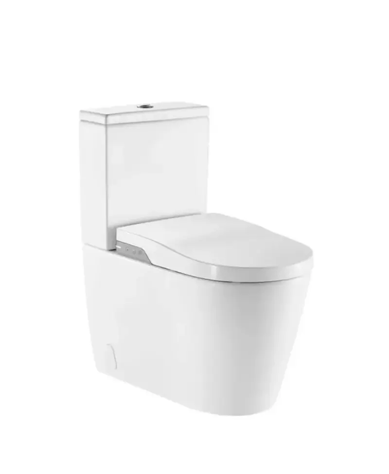 Inodoro completo salida dual con sistema de autolimpieza Rimless Smart Toilet estilo japonés de cisterna baja In Wash Roca A80306L001