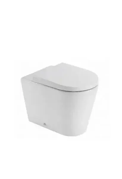 Inodoro de Suelo URBY PLUS Unisan con Cisterna Alta, Asiento y Tapa de Duroplast Blanco