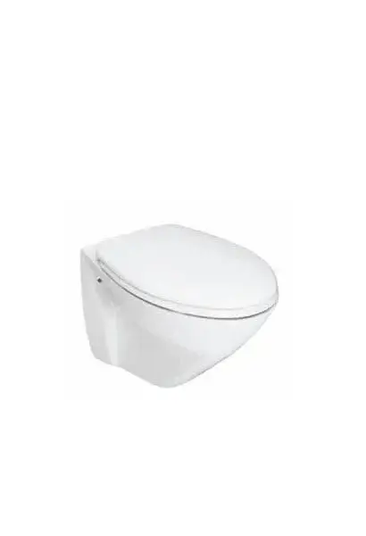 Inodoro Suspendido CETUS 52 Rimflush Unisan – Blanco con Asiento y Tapa Duroplast
