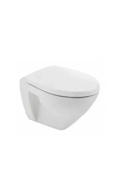 Inodoro suspendido CETUS Unisan 48 cm blanco con tapa amortiguada