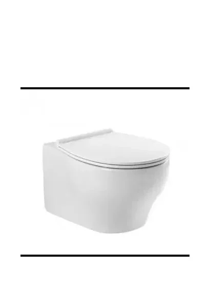 Inodoro Suspendido Rimflush 37 cm Porcelana Blanco Sanproject Unisan