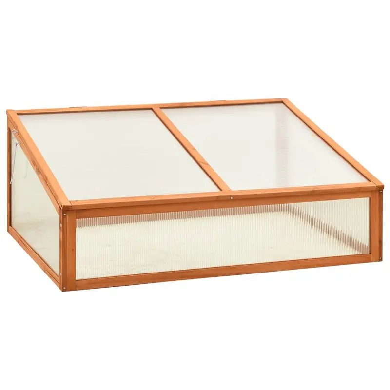 Invernadero de madera de abeto 100x65x40 cm