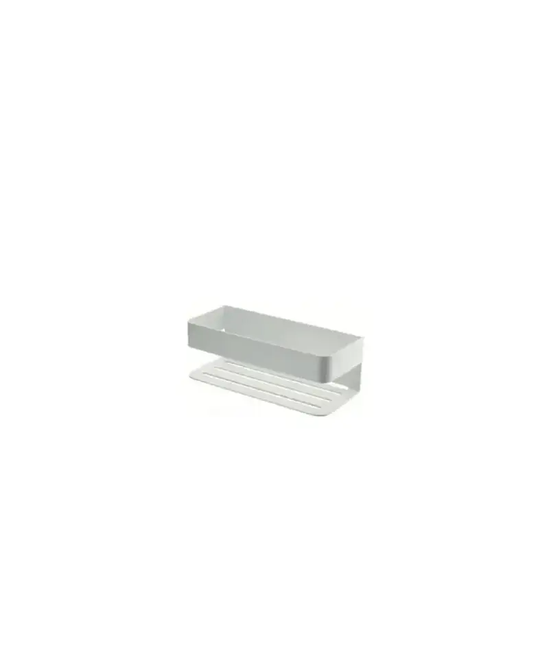 Jabonera frontal de diseño elegante combinada en color blanco mate Mayura de Imex