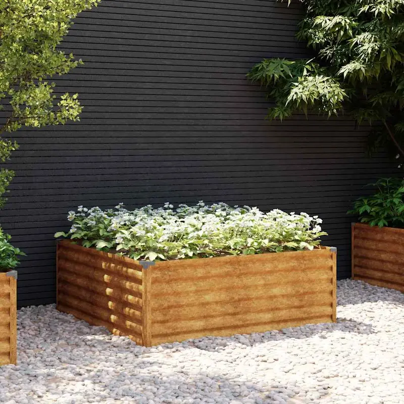 Jardinera acero corten 100x100x36 cm
