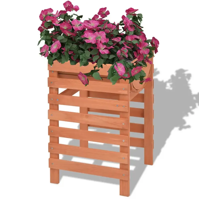 Jardinera de madera 38x36x60 cm